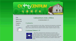 Desktop Screenshot of cyklocentrum.stribro.cz