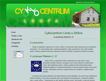 Tablet Screenshot of cyklocentrum.stribro.cz